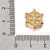 304 Stainless Steel with Crystal Rhinestone European Beads RB-CBAC900-06G-3