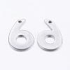 Tarnish Resistant 201 Stainless Steel Pendants LS-STAS-F128-01P-6-2