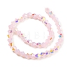 Baking Painted Transparent Glass Beads Strands GLAA-F029-TM6mm-09-2