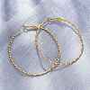 304 Stainless Steel Hoop Earrings EJEW-S250-01A-G-3