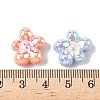 UV Plating Opaque Acrylic Beads OACR-H053-02-3