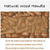 DIY Wood Wax Seal Stamp AJEW-WH0131-147-3