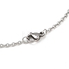 Tarnish Resistant Unisex Classic Plain 304 Stainless Steel Mens Womens Cable Chain Necklaces STAS-O037-83P-2