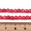 Dyed Natural White Jade Beads Strands G-T139-4mm-60-07-5