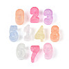 Luminous Frosted Transparent Acrylic Beads TACR-T029-21M-1