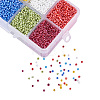 Mixed 12/0 Round Glass Seed Beads SEED-PH0006-2mm-06-3