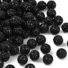 Polymer Clay Rhinestone Beads RB-C1438-12mm-A02-1