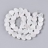 Electroplate Natural Quartz Crystal Beads Strands G-T144-41-2