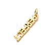Brass Pendants KK-I364-11G-01-2