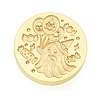 Halloween Series Wax Seal Brass Stamp Heads AJEW-M039-01N-2