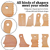 7Pcs Wood Pottery Foot Shaper Tools TOOL-DC0001-29-4
