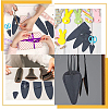 8Pcs 4 Style PU Leather Scissor Tip Protective Covers FIND-BC0003-60-6