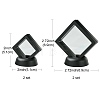4Pcs 2 Styles Plastic 3D Floating Frame Display Holder ODIS-FS0001-02B-3