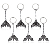 6Pcs Alloy Pendants KEYC-CA00014-1