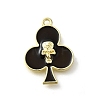 Alloy Black Enamel Gothic Style Pendants LS-PALLOY-R157-06G-09B-1