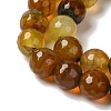Dyed & Heated Natural Dragon Veins Agate Beads Strands X-G-P539-A01-26-4