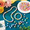  200Pcs 10 Colors Imitation Jelly Acrylic Beads MACR-TA0001-38-6