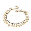 304 Stainless Steel Charm Bracelets for Women BJEW-D466-06G-2