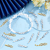 10Pcs 2 Colors Bowknot Rack Plating Brass Clear Cubic Zirconia Watch Band Clasps ZIRC-DC0001-09-6