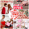 270Pcs Valentine's Day Handmade Polymer Clay Beads Strands CLAY-PA0001-52-6