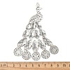 Tibetan Style Alloy Pendants X-FIND-M052-08AS-NR-3