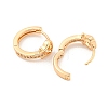 Brass Micro Pave Cubic Zirconia Hoop Earrings EJEW-A107-04D-KCG-2