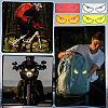 12Pcs 4 Colors PET Self Adhesive Reflective Stickers DIY-NB0016-01B-5