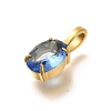 Ion Plating(IP) 304 Stainless Steel Rhinestone Pendants X-STAS-A104-11G-08-2
