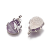 Natural Amethyst Pendants X-G-K296-B08-2