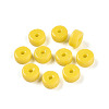Opaque Solid Color Glass Beads X1-GLAA-N007-6x3mm-A09-1