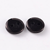 2-Hole Flat Round Resin Sewing Buttons for Costume Design BUTT-E119-28L-13-2