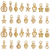   60Pcs 15 Style Electroplated Alloy Charms FIND-PH0006-30-1