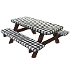 Plastic Table and Chair Cover AJEW-GF0013-84A-1
