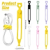 12Pcs Silicone Flexible Cord Organizer FIND-FS0005-33A-3