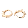 Brass Hoop Earring Findings KK-Q770-12G-2