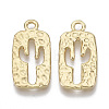 Alloy Hammered Pendants PALLOY-S132-015-1