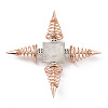 Rose Gold Brass Spritual Energy Generator DJEW-P003-01RG-05-2