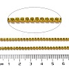 Iron Rhinestone Glass Cup Chain CH-U001-01F-3