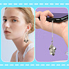 100Pcs Mixed Styles Glass Pendants PALLOY-TADJ00009-6