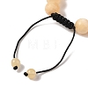 10mm Round Natural Yellow Jade Braided Bead Bracelets BJEW-C067-01C-12-4