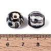 Vintage Porcelain Corrugated Beads PORC-N013-11B-3