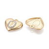 Alloy Rhinestone Pendants FIND-N008-26KCG-2