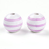 Easter Theme Printed Wood Beads WOOD-T032-22K-3