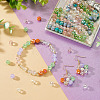 3 Colors 3 Strands Electroplate Glass Beads Strands EGLA-TA0013-51A-7