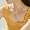 Heart Stainless Steel Tassel Lariat Necklaces for Women FS-WG9133A-01-3