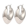 304 Stainless Steel Hoop Earrings for Women EJEW-G358-07P-1