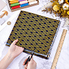 Japanese-style Cotton Fish Scale Pattern Fabric for Clothing & Decor DIY-CY0004-07-3