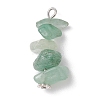 13Pcs Natural Mixed Gemstone Pendants X1-PALLOY-JF02145-02-2