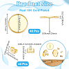 304 Stainless Steel Stud Earring Findings STAS-UN0064-99B-3