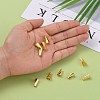 Golden Brass Bead Cone Caps X-KK-E362-G-5